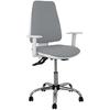 Chaise De Bureau - PIQUERAS Y CRESPO - Elche - Gris - Réglable En Hauteur - Design Contemporain
