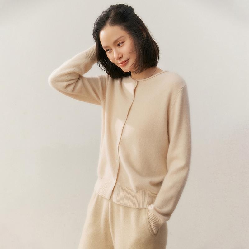 Qinghe 100% Pure Cashmere Women's Sweater - Ultra Soft Luxury Winter Pullover