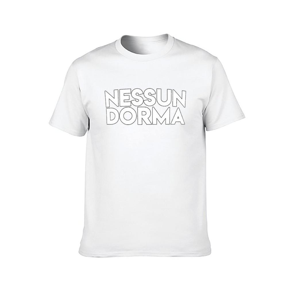 Nessun Dorma T-shirt anime t-shirts voor man man grafisch t-shirt T-shirt