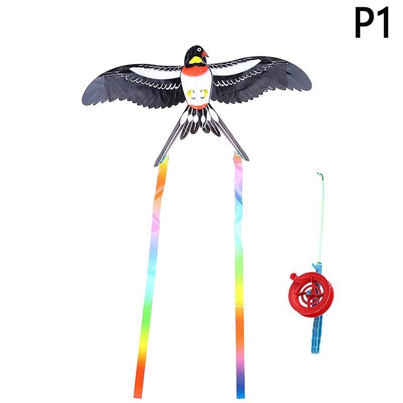 

1 Набор Детский Воздушный Змей Игрушка Мультяшный Ласточка Золотая Рыбка Попугай Орел Бабочка Воздушный Змей С Ручкой Веревкой Детский Летающий Змей Уличные Игрушки