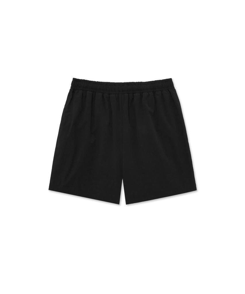 THE SATURDAY EVENING POST Nylon Basic Shorts_Black