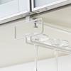 Yamazaki Jitsugyo Lower Cupboard Wine Glass Hanger Plate White 2905