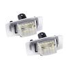 For Mazda 323 MX-5 NB MPV MK II For Ford Escape 01-07 White LED License Number Plate Light Lamps Tribute
