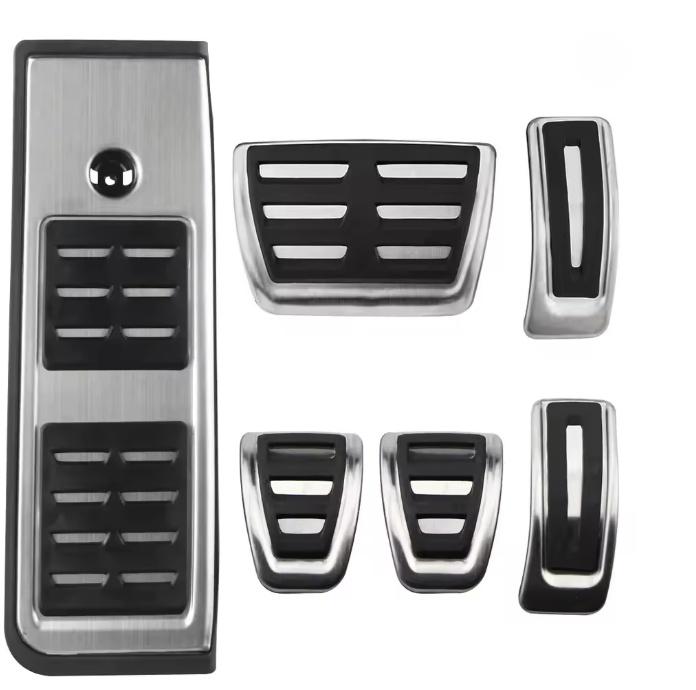 Pedali Auto per A4 B9 A5 F5 2016 - 2023 LHD Berlina Avant Sport Gas Freno Poggiapiede Copripedale Acciaio Inossidabile Accessori
