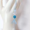 Fashion Fish Tail Shell Bead Pendant Phone Straps Lanyard Pocket Keychain Strap Backpack Charm Car Key Decoration Chain