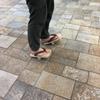 Single-legged geta sandals, Tenichi Tengu geta T-52. "Awa paulownia wood geta/Tengu geta" for experiential training. In-stock item. Brown snake-patter