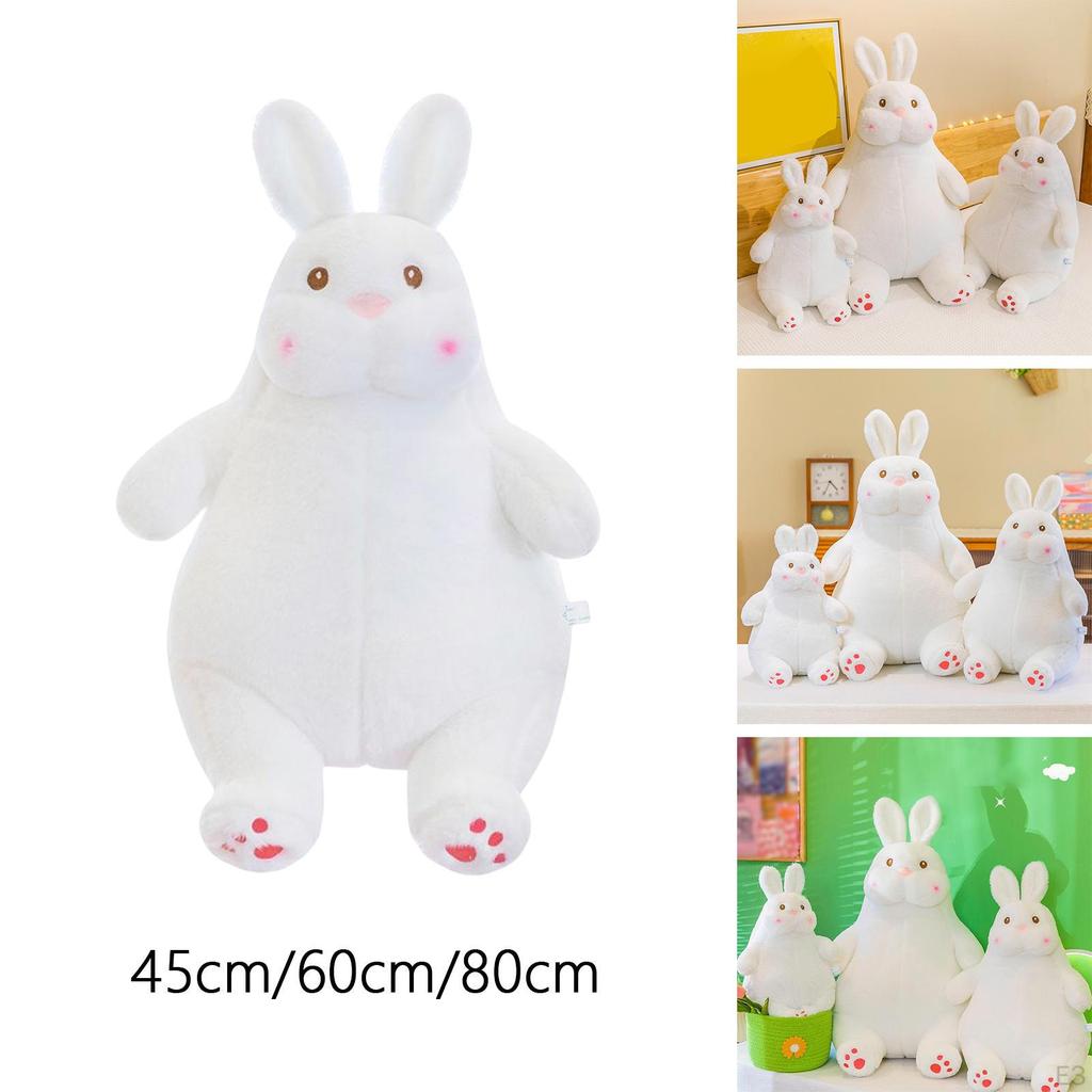 Plush Toy Cushion Decorative Bunny for Baby Study Bedroom Children Adults