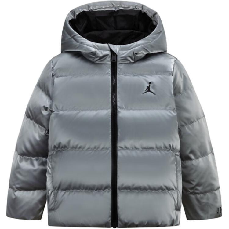 Jordan Down Jacket Air Silver Gray Children Aged 3 7 Years Old FZ1702-425 110/52(4)