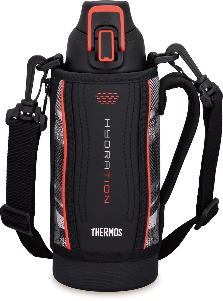 Thermos Vacuum Insulated Sports Bottle Black Valencia Cold Drinks BKV 0.8L (For Only) FHT-802F