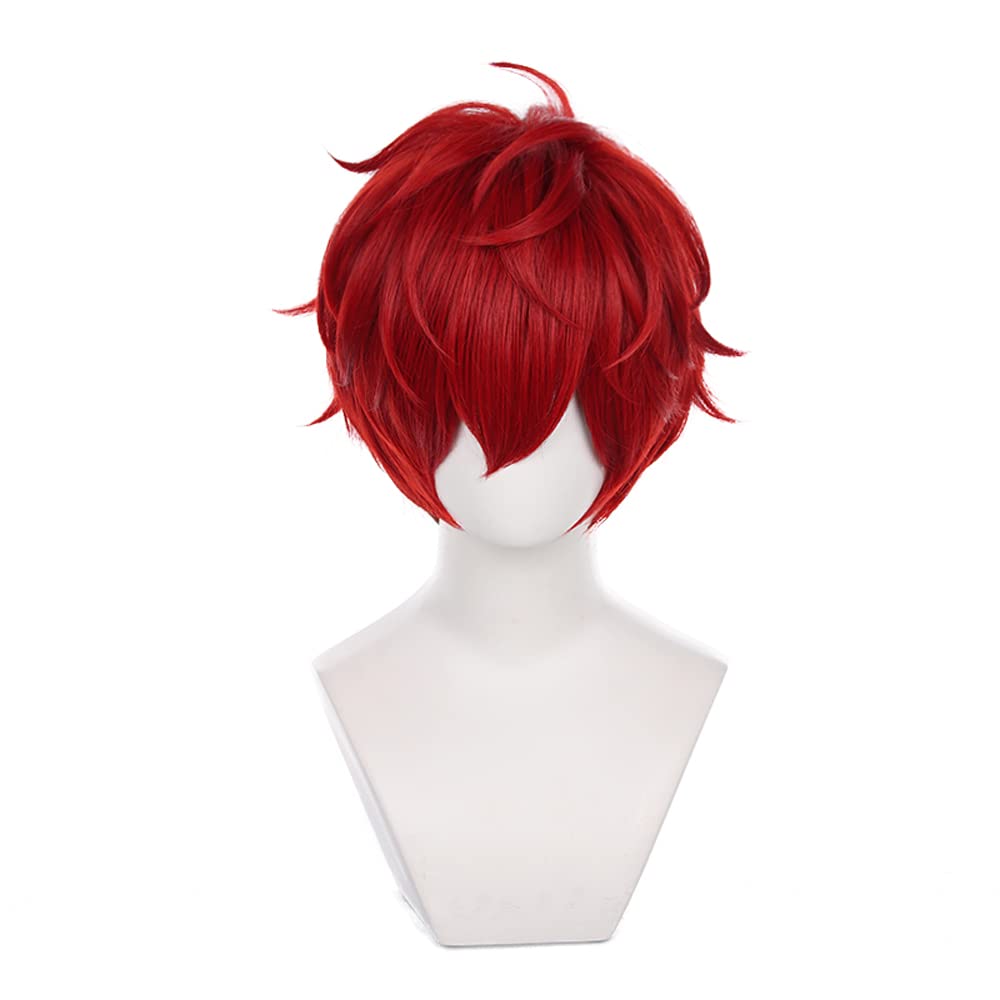 Hiiro Amagi Cosplay Costume Perfect for and Includes Wig Net Wig, Heat-Resistant, Accessory, Christmas, Halloween, Parties, Events,