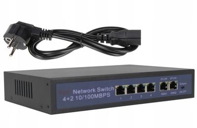 Switch RTX 4 PoE Ports Up To 250m + 2 Uplink Ports