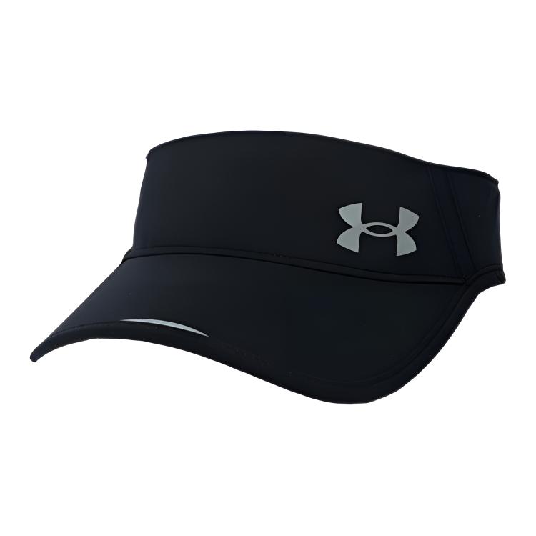 Under Armour Polyester Visor Cap Men s Black/White 1361563