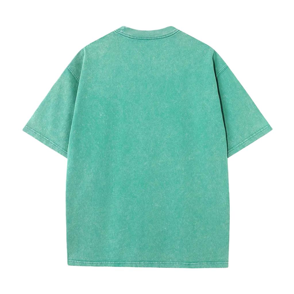 Men's Printed Round Neck T-Shirt Casual Sports Short-Sleeve Top
