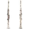 OXIZER Bb Clarinet Beginner Set, 17 Keys, ABS Resin, Pearl White Tuned, Nickel-Plated, Club-Friendly, Includes Reeds, Strap, and Hard Case, Pitch-Stab