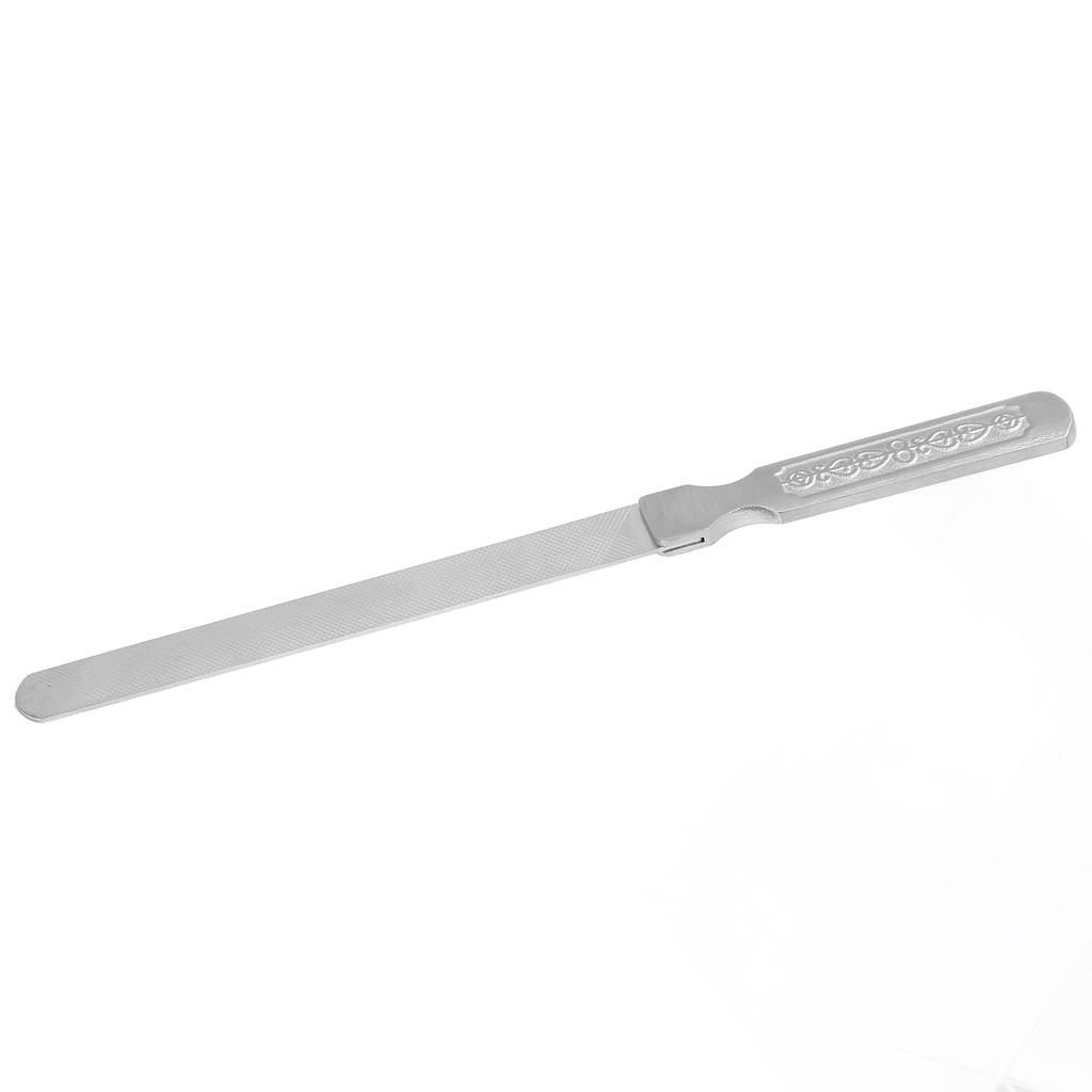 Nail File Double Sided Design Small Portable Strong Practicality Stainless Steel Nail File for Home Nail Salons Travel