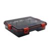 Four-lock Single-layer Fishing Accessories Box Four-color Adjustable Insert Lure Box High Quality Rectangle