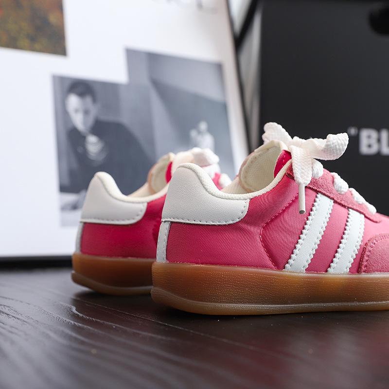 Children's Candy-Colored Retro Suede Skate Shoes - Spring/Autumn 2025