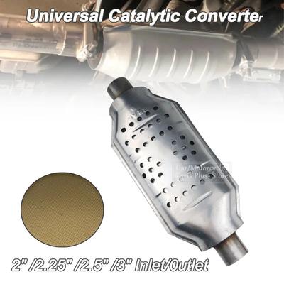 Conversor catalítico de núcleo cerâmico de alto fluxo de 400 células 2" /2,25"/2,5"/3" entrada/saída soldável de aço inoxidável esportivo de alto desempenho