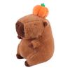 Spooky Holiday Pumpkin Kapibala Capybara Plush Toy Adorable Doll Boys Girls Anime Plush Doll Gentle Plush Anime Cartoon Spooky Holiday Xmas Present