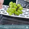 Practical Stackable Kitchen Fridge Organizers Bins Storage Container With Clear Lid for Food Storage Organization