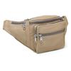 Noora Leather Beige for Men's & Women's Waist Bag Fanny Bag Travel Pouch Passport Holder