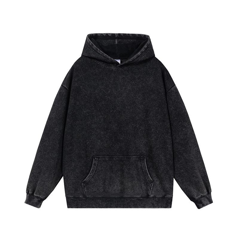 Men's Custom Embroidered Cotton Hoodie - Loose, Thick & Washable