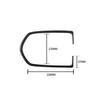 Carbon Fiber Interior Reading Light Frame Trim Cover For Porsche Macan 2014-21