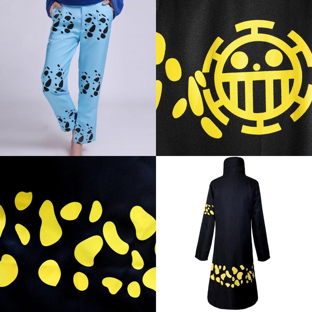 High-quality One Piece Trafalgar Law Anime Costume With Breathable Cloak And Pants