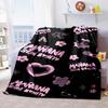 Customizable K-KAROL-G flannel blankets, perfect for autumn warmth, suitable for children and adults, and stylish K-POP shawls