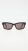 Balenciaga EVERYDAY Square Sunglasses BB0345S 001 Size 55 Made in Italy Men's