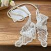 Collier Dentelle Perle Double Couche Tempérament Niche Féminin Chaîne de Taille Conçue Élégant Charmant Collier Pour Femmes Été