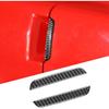 PIUGILH Car Exterior Door Handle Scratch Protector, Carbon Fiber Door Handle Bowl Cover Protective Film Anti-Scratch Stickers Compatible with