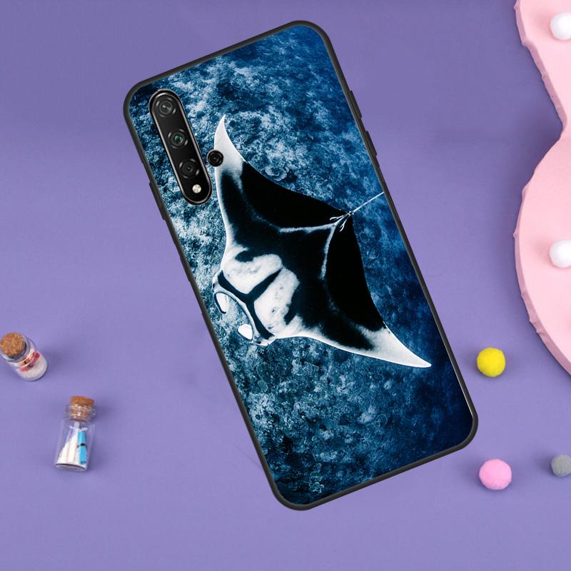 Animal Manta Ray For Huawei Nova 10 9 SE 3i 7i 8i 11i 12i Y60 Y61 Y70 Y72 Y73 Y90 Y91 P20 P30 P40 Lite Case