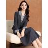Kabei'er Elegant Commuter Faux Two-Piece Dress Suit