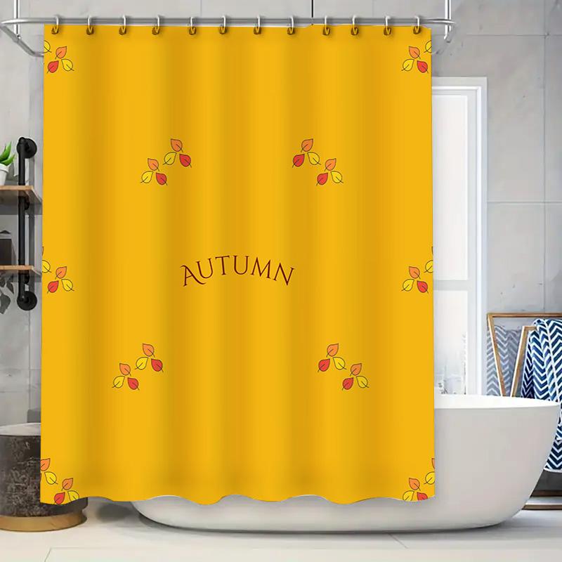 

White Daisy Flower Printed Shower Curtain Decorative Bathroom Waterproof Privacy Cover Black White Floral Print Home Decoration W60H190(CM)-1 Pcs