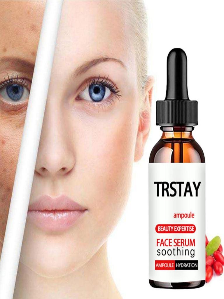 Glycyrrhiza sérum réparateur collagène visage Anti-rides crème blanchissante contrôle de l'huile hydratant efficace rétrécissement des Pores rajeunissement