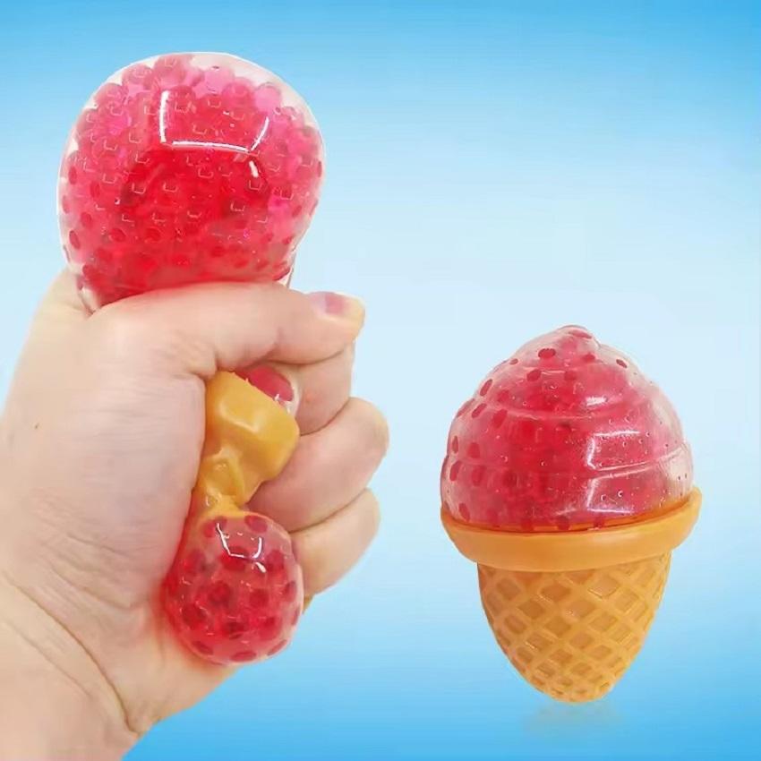 Ice Cream Grape Ball Sensory Toy Stress & Anxiety Relief Fidget Toys Ice-cream Pinch Decompression Toy for Adult