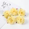 10Pcs Peony Artificial Flowers Head 6CM Fake Flowers for Home Room Wedding Decoration Arrangement DIY Carft Gifts Accessories