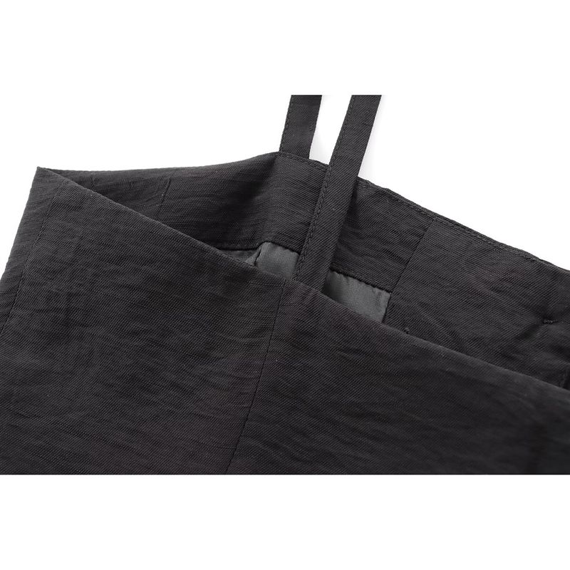 Kaslead New Arrival Women's Fashion Style Decorated Row Button Vest Casual Long Pleated Pants 4043287 4043286