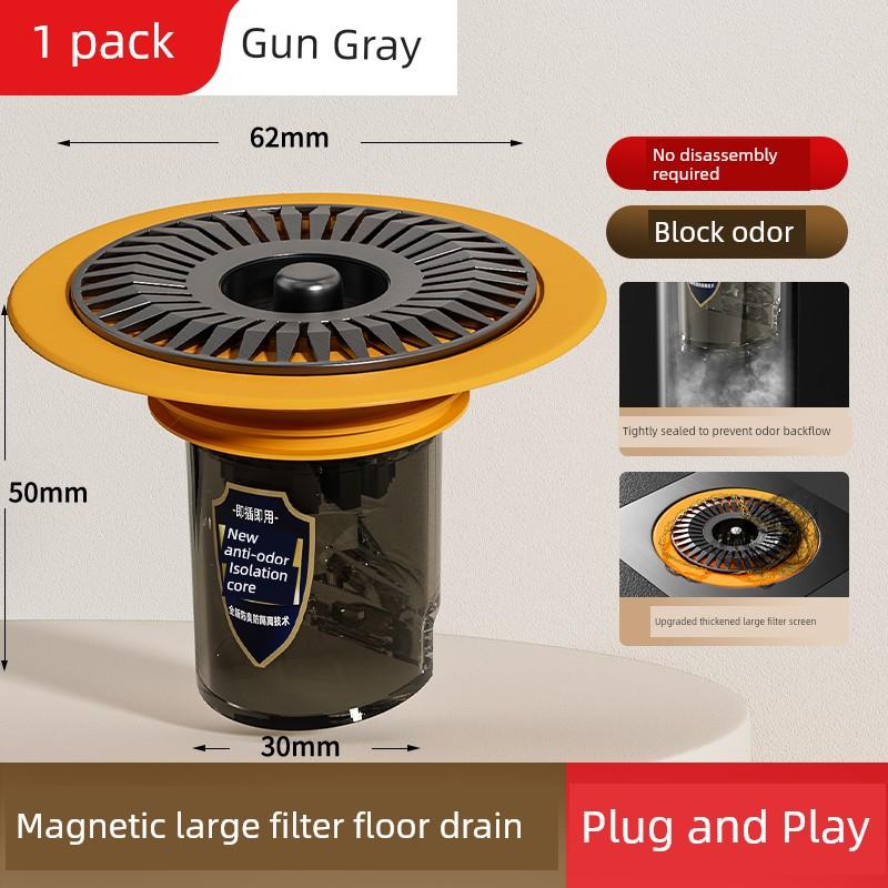 Floor Drain Deodorizer, Anti-Odor Device for Sewer, Silicone Mat, Small Insect Cover, Universal Anti-Odor for Bathroom, Old-Style