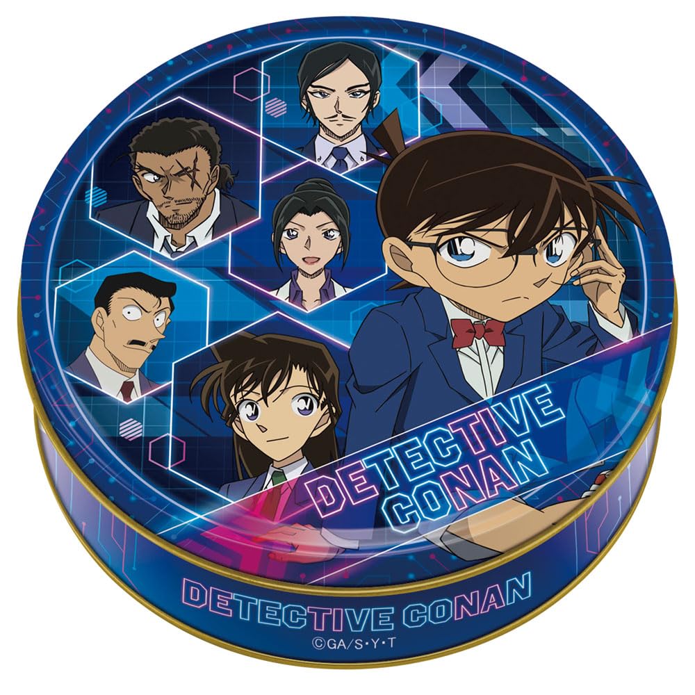

Круглая шоколадная банка Heart Detective Conan, 1 шт., конфета, игрушка/полушоколад