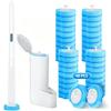 Super Easy Home Disposable Toilet Brush with Replacement Head