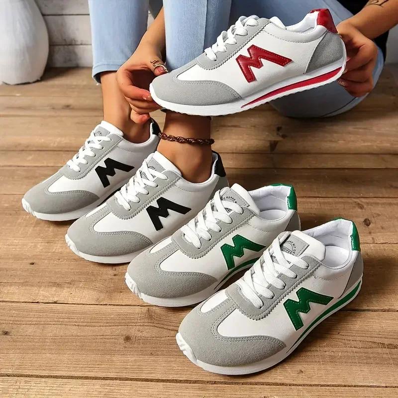 New Women Sneakers Round Head Deep Mouth Light Sneakers Breathable Cross Lace Casual Sneakers Shoes for Women  De Mujer