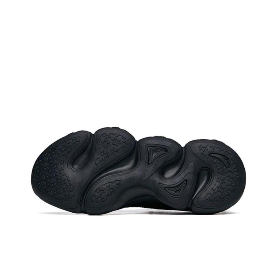 Anta Thick Sole Versatile Shock Absorbing Non-Slip Wear-Resistant Low-Top Dad Shoes Women sneaker Black 122148895R-4