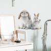 Lovely Rabbit Wall Stickers Waterproof Removable Self Adhesive Decals for Home Living Room Hallway Decor