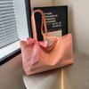 Fashionable Large Capacity Shoulder Bag For Women In Trendy Black Beige Green And Pink