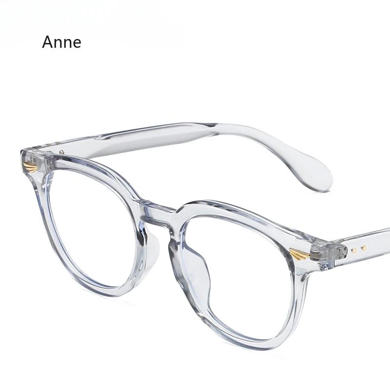 Vintage Acetate Round Optical Glasses Frames Men Women Fashion Anti Blue Computer Eyeglasses Blue Light Glasses Gafas