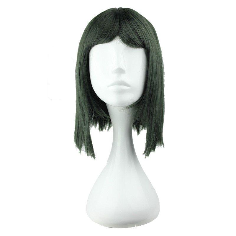 

Япония Унесенные призраками Аниме Нигихаями Кохакунуси Тихиро Огино Костюм Косплей Green Wig,35cm/13.78in