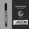 Chotune Reflektierender Chrom Marker Stift - Wasserdichte Galvanisierte Silberfarbe für DIY Hervorhebungen