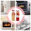 Christmas Knob Covers Reusable Christmas Door Handle Covers Glove Knob Protector Cute Lively Decor For Kitchen Home Microwaves